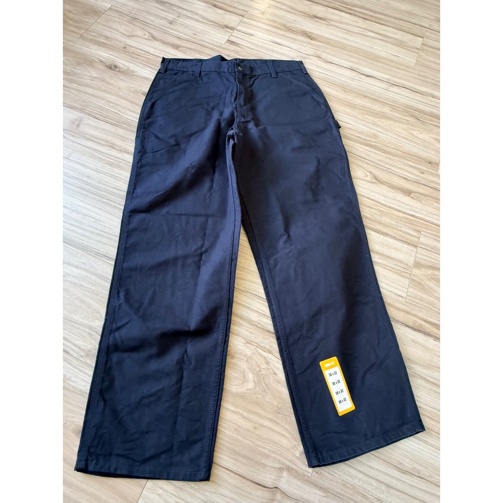 Carhartt  Loose Fit Washed Duck Utility Work Pants Midnight Navy 38x32 NWOT - Picture 2 of 10